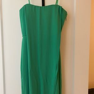 BCBG Maxazria Jesse Draped Strapless Gown w/ Belt